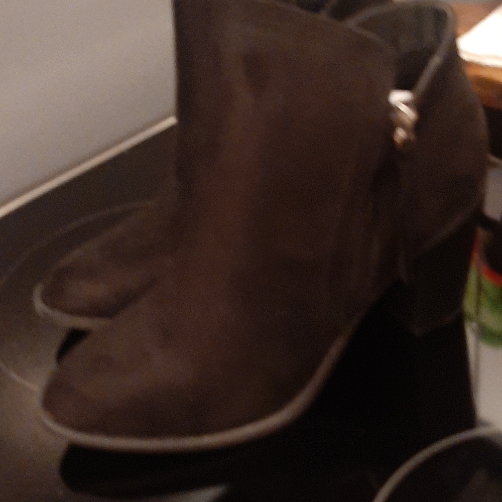 Womens black ancle booties